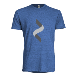 Helix Unisex Tri-Blend T-Shirt - Blue